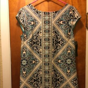 Colorful print dress